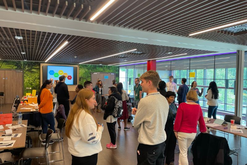 students taking part in real world consultancy programme